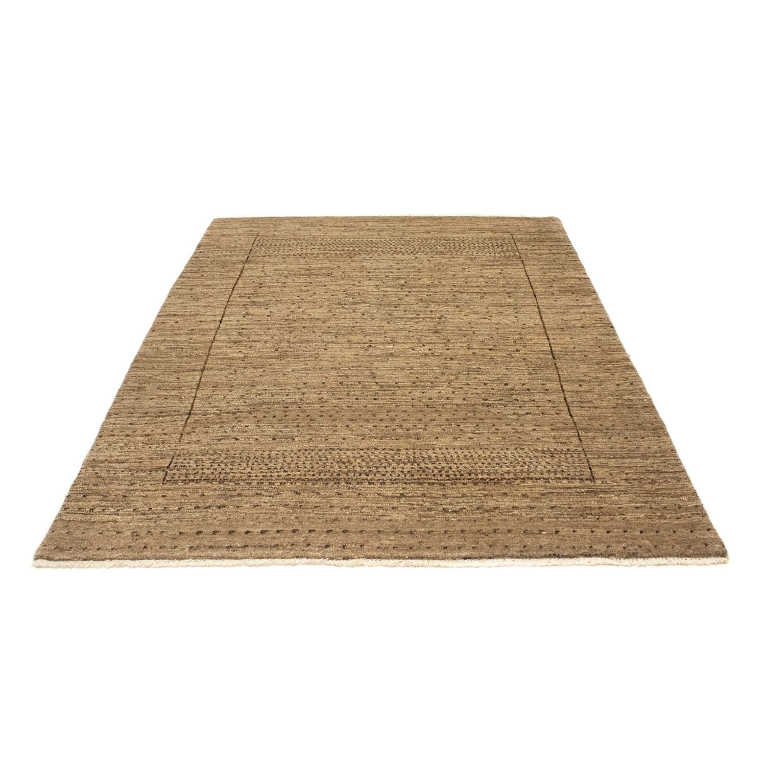 Tapis Gabbeh - Indus - 227 x 166 cm - marron clair