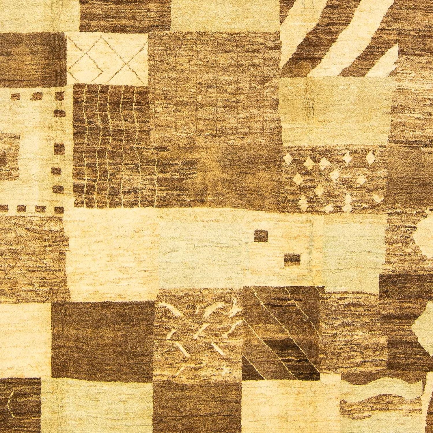 Tapis Gabbeh - Indus - 307 x 246 cm - multicolore
