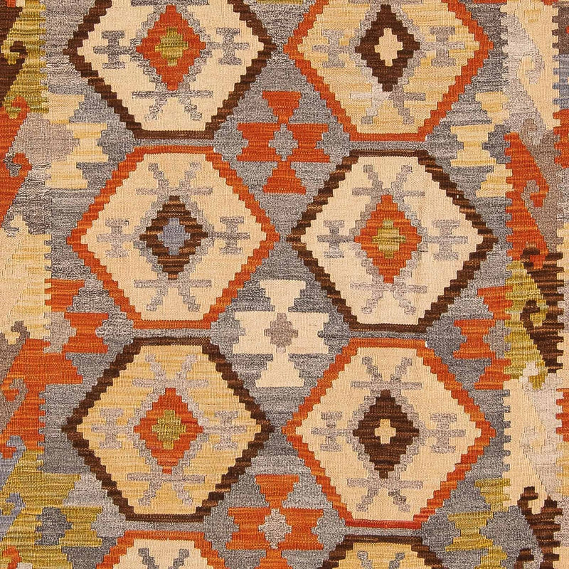 Tapis Kelim - Splash - 300 x 200 cm - multicolore