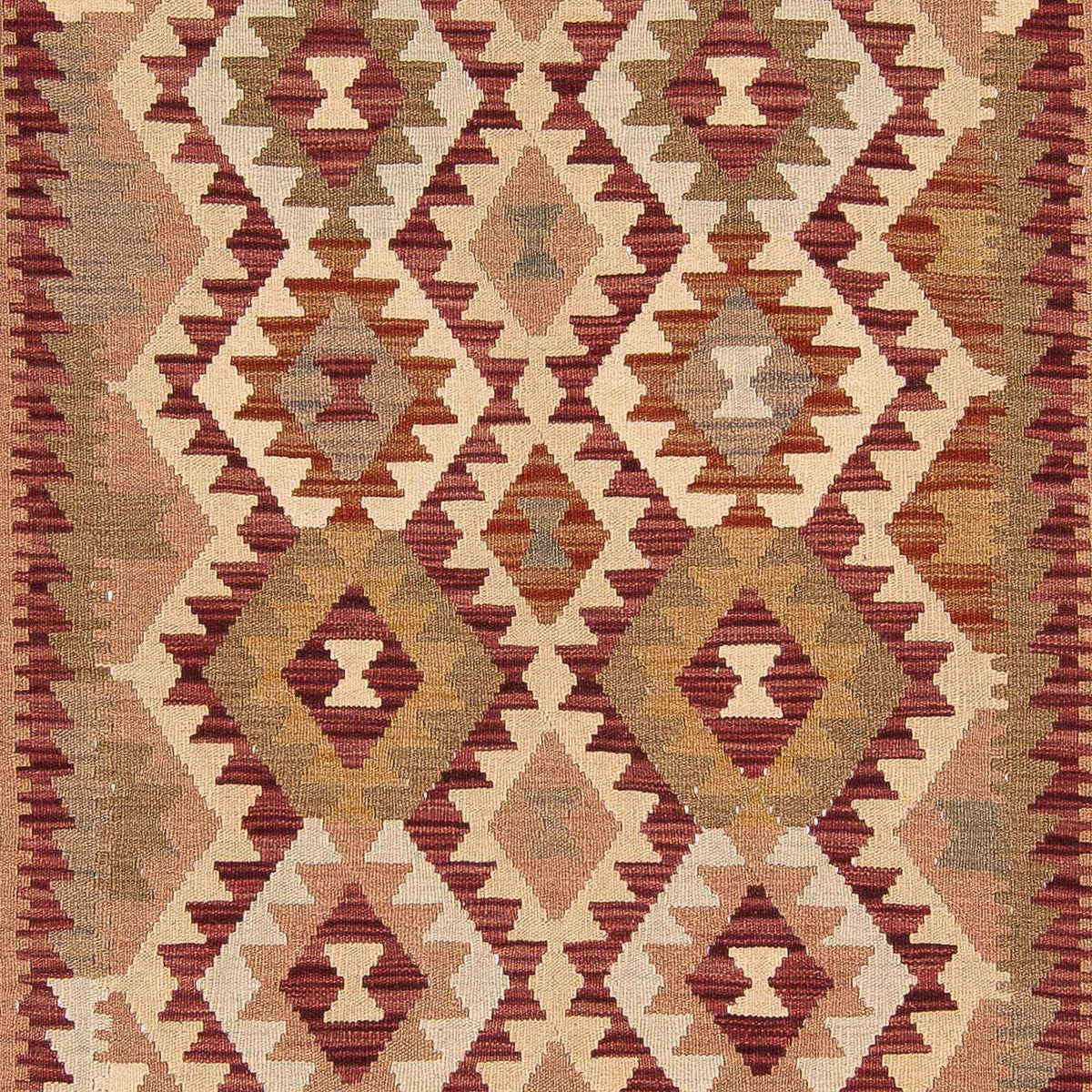 Tapis Kelim - Splash - 293 x 200 cm - multicolore