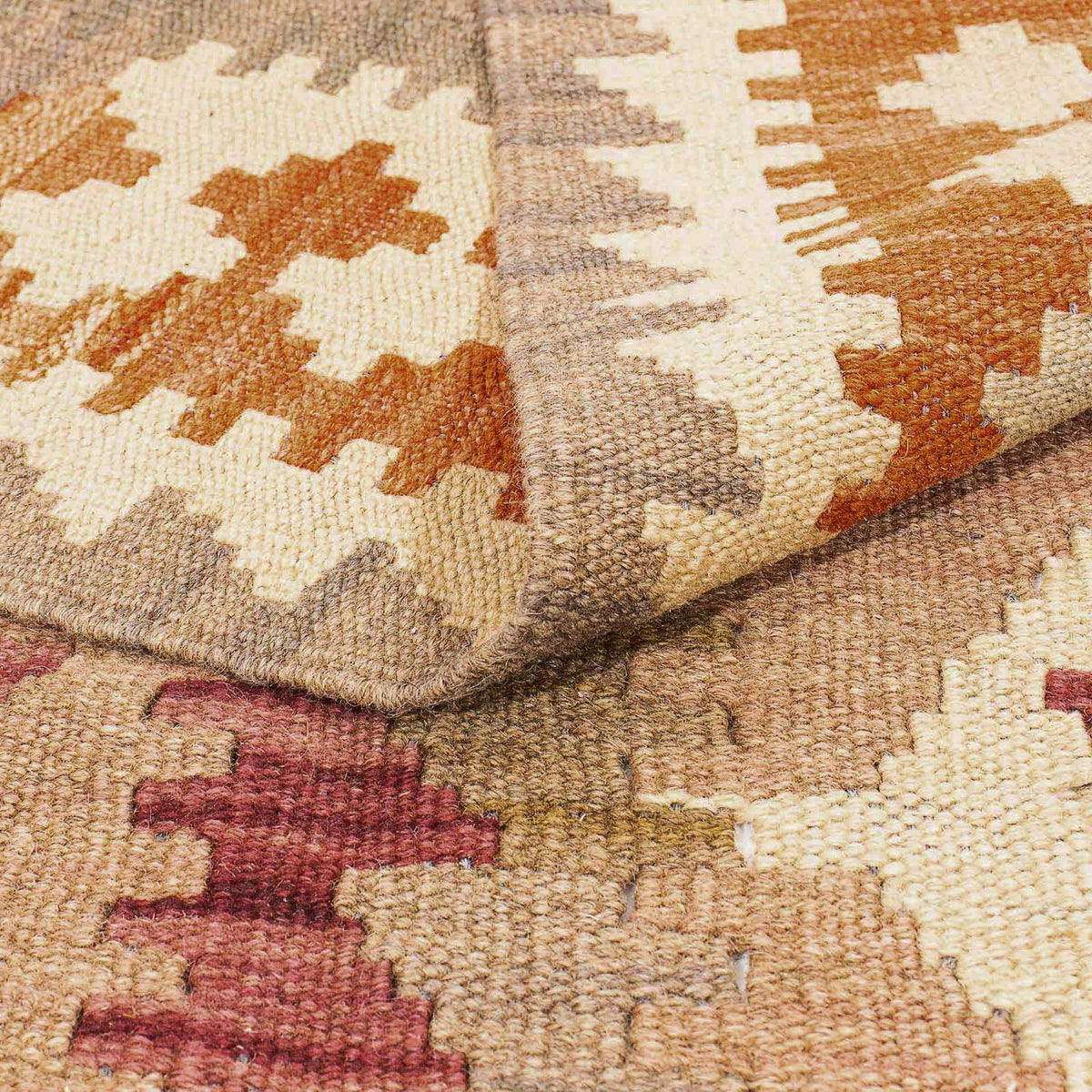 Tapis Kelim - Splash - 293 x 200 cm - multicolore