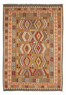 Tapis Kelim - Splash - 292 x 212 cm - multicolore