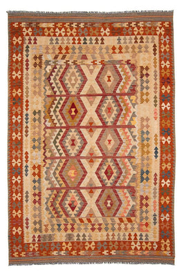 Tapis Kelim - Splash - 301 x 204 cm - beige