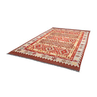 Tapis Kelim - Splash - 303 x 201 cm - multicolore