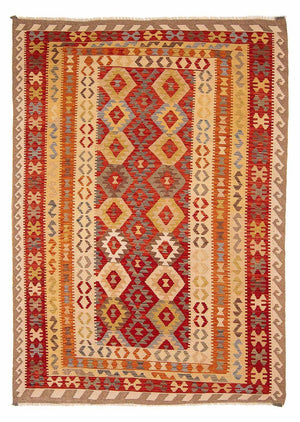 Tapis Kelim - Splash - 288 x 198 cm - multicolore