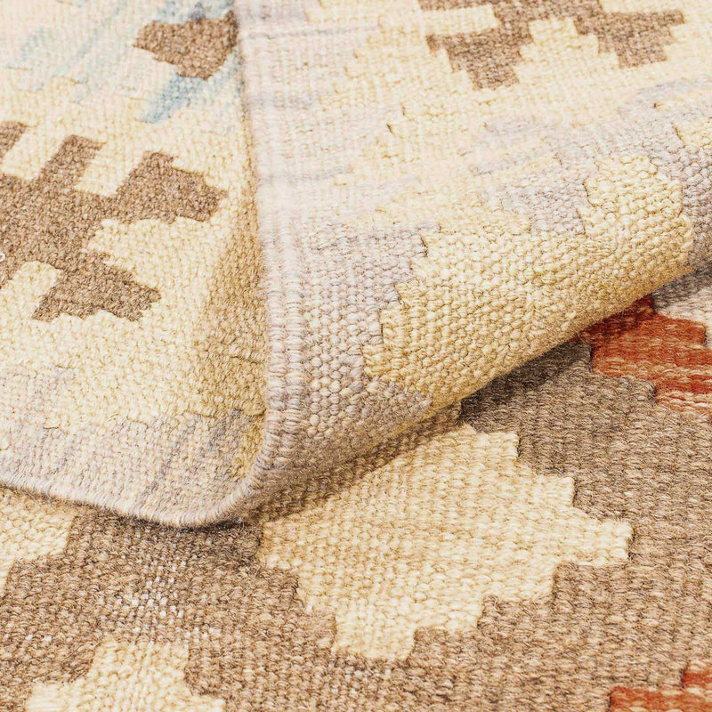 Tapis Kelim - Splash - 285 x 198 cm - beige