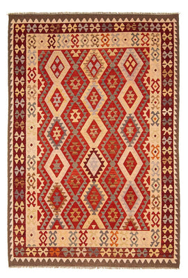 Tapis Kelim - Splash - 290 x 211 cm - multicolore