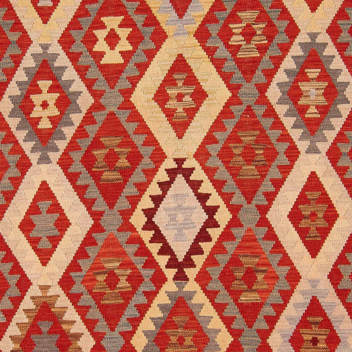 Tapis Kelim - Splash - 290 x 211 cm - multicolore