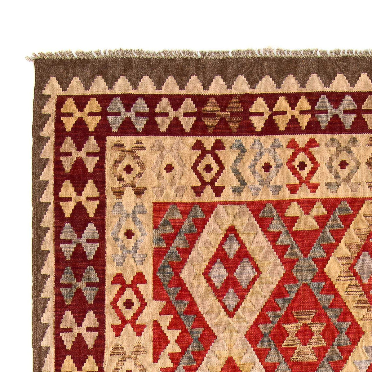 Tapis Kelim - Splash - 290 x 211 cm - multicolore