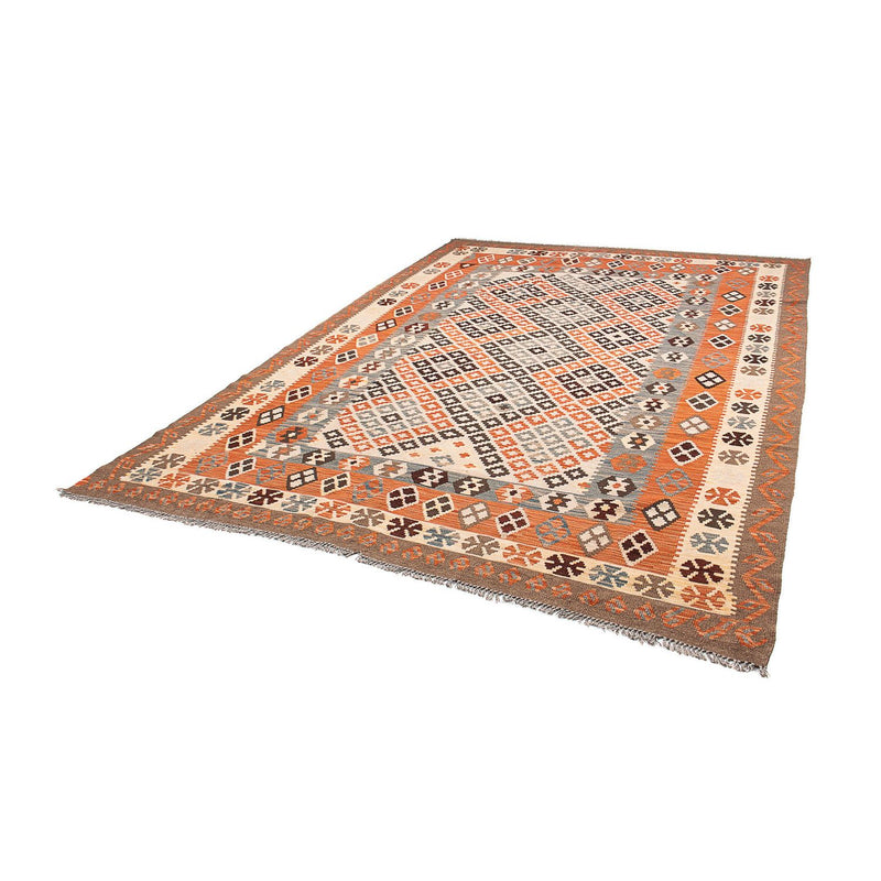 Tapis Kelim - Splash - 292 x 207 cm - multicolore