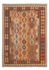 Tapis Kelim - Splash - 205 x 149 cm - multicolore