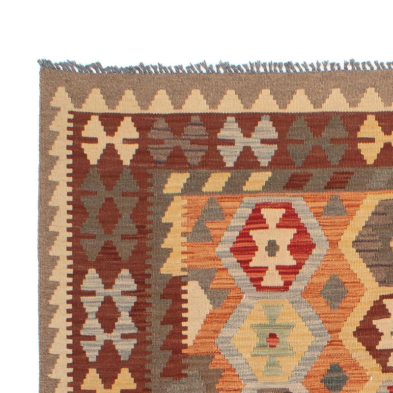 Tapis Kelim - Splash - 205 x 149 cm - multicolore