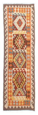 Tapis de couloir Tapis Kelim - Splash - 298 x 78 cm - multicolore