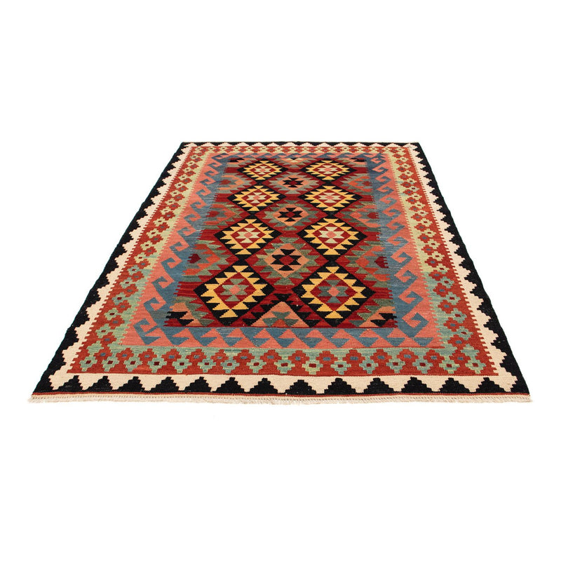 Tapis Kelim - Splash - 214 x 153 cm - multicolore