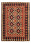 Tapis Kelim - Splash - 203 x 153 cm - multicolore