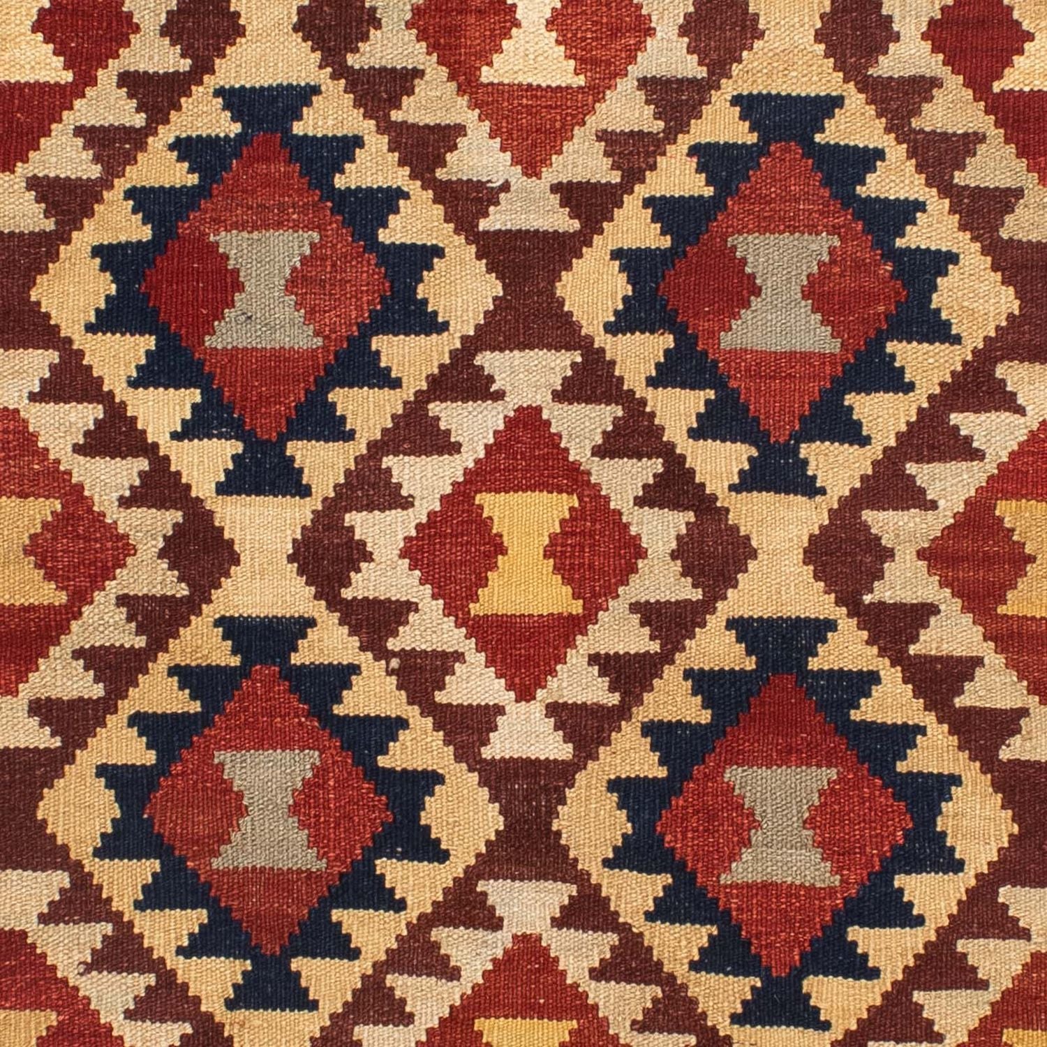 Tapis Kelim - Splash - 203 x 153 cm - multicolore
