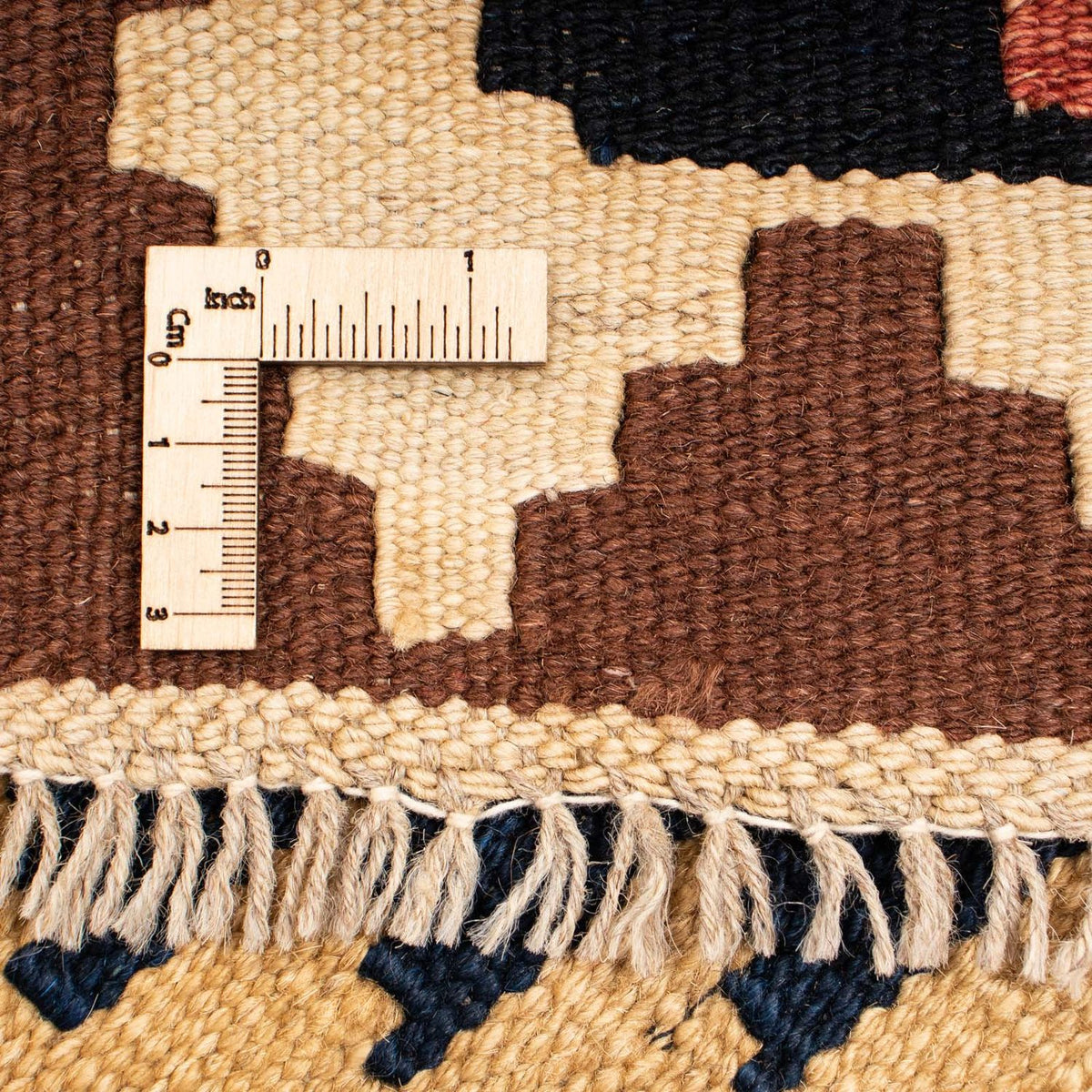 Tapis Kelim - Splash - 203 x 153 cm - multicolore