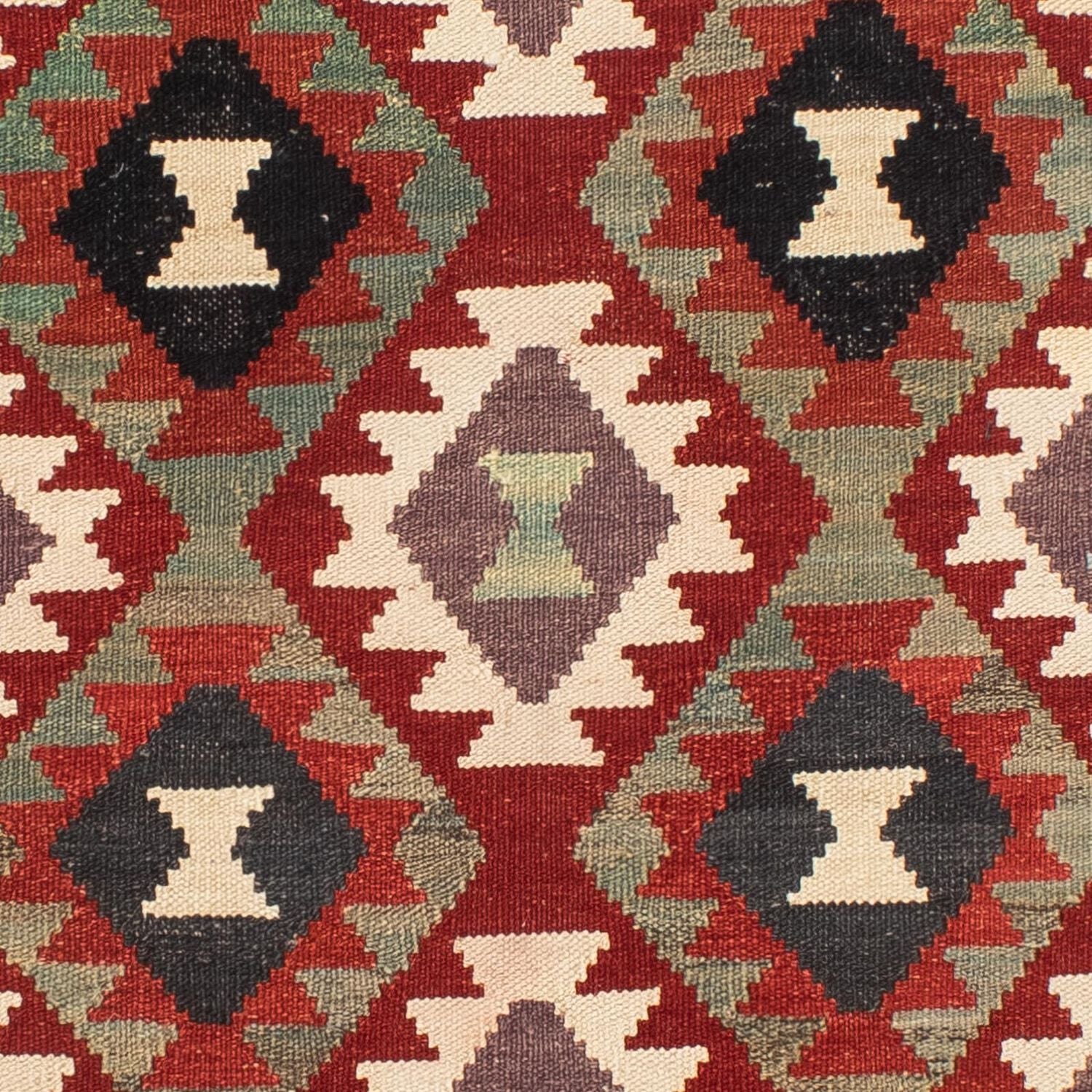 Tapis Kelim - Splash - 194 x 126 cm - multicolore