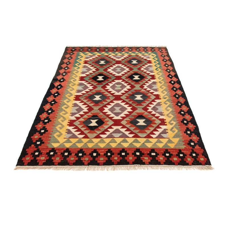Tapis Kelim - Splash - 194 x 126 cm - multicolore