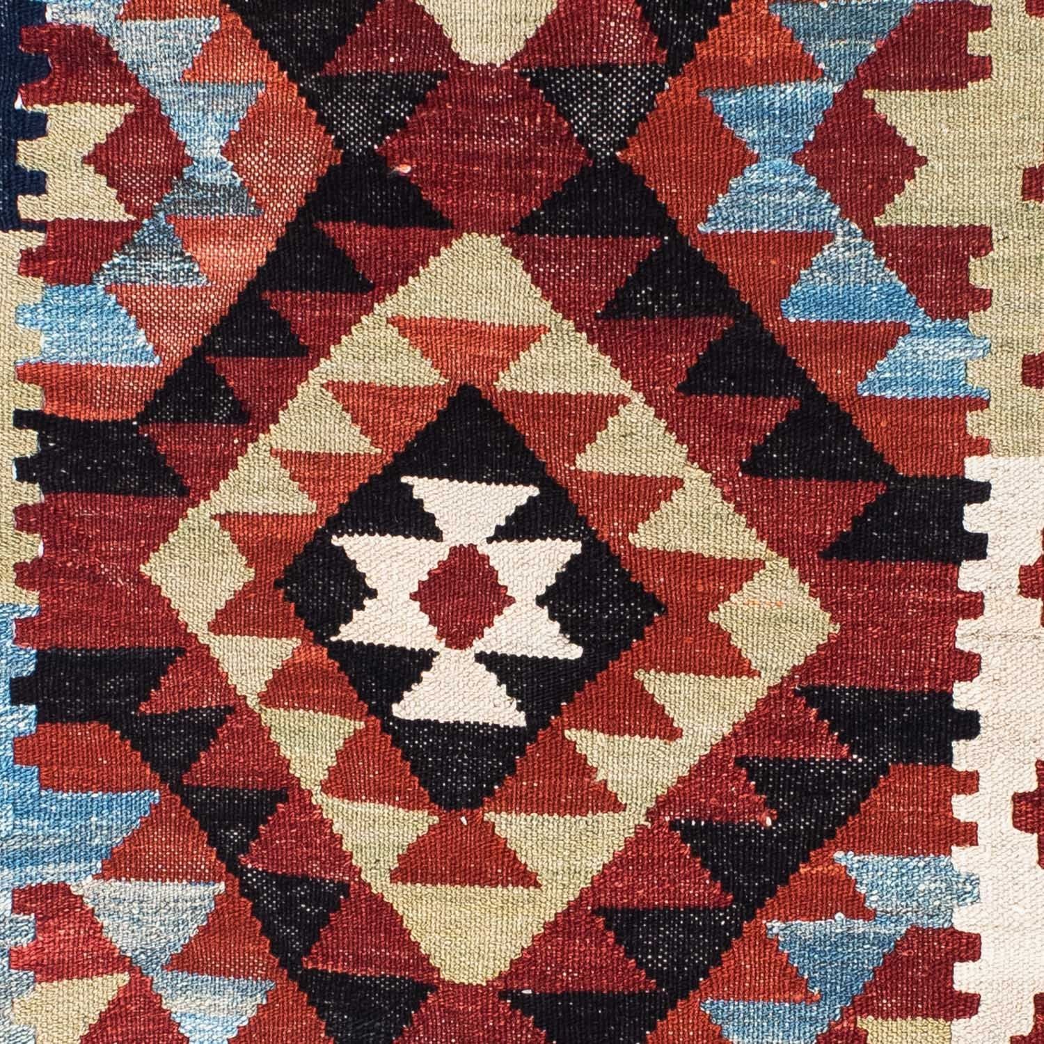 Tapis de couloir Tapis Kelim - Oriental - 222 x 100 cm - multicolore