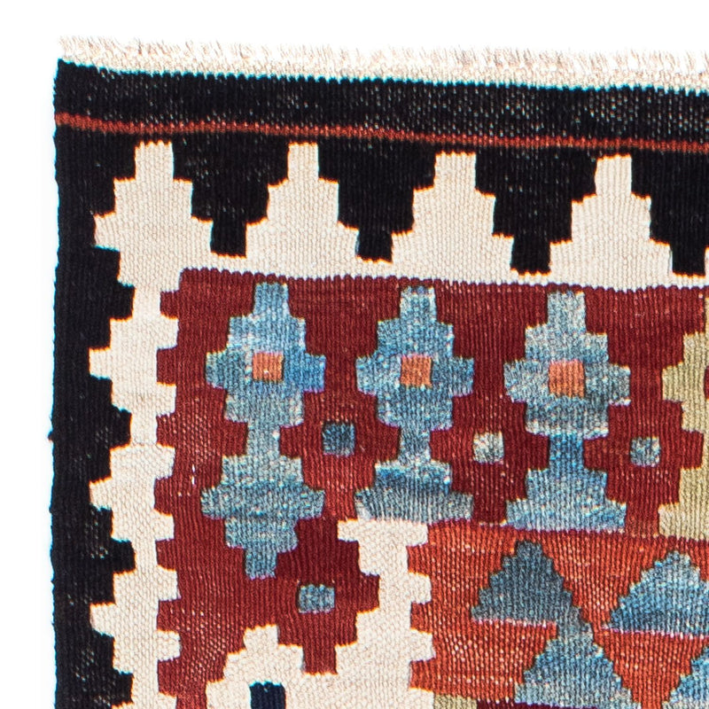 Tapis de couloir Tapis Kelim - Oriental - 222 x 100 cm - multicolore