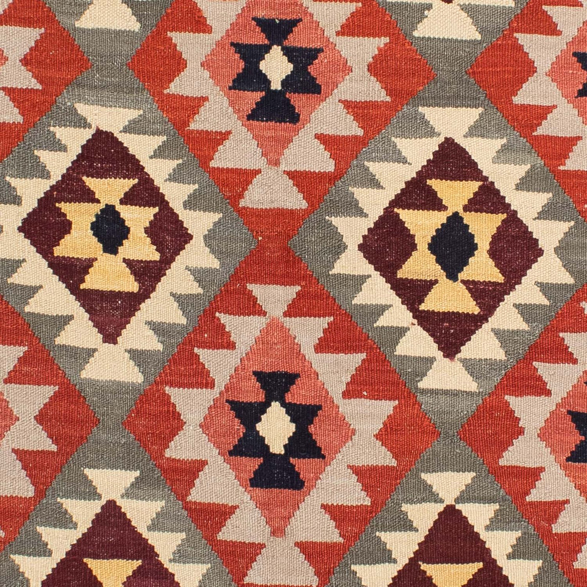 Tapis Kelim - Splash - 207 x 163 cm - multicolore