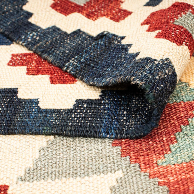 Tapis Kelim - Splash - 203 x 153 cm - multicolore