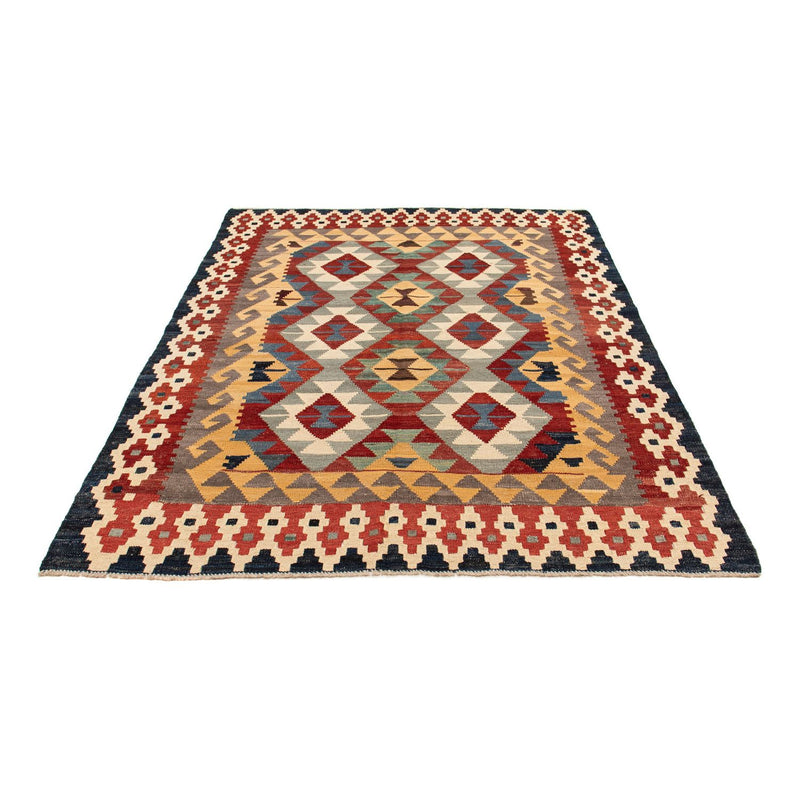 Tapis Kelim - Splash - 203 x 153 cm - multicolore
