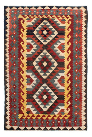 Tapis Kelim - Splash - 260 x 137 cm - multicolore
