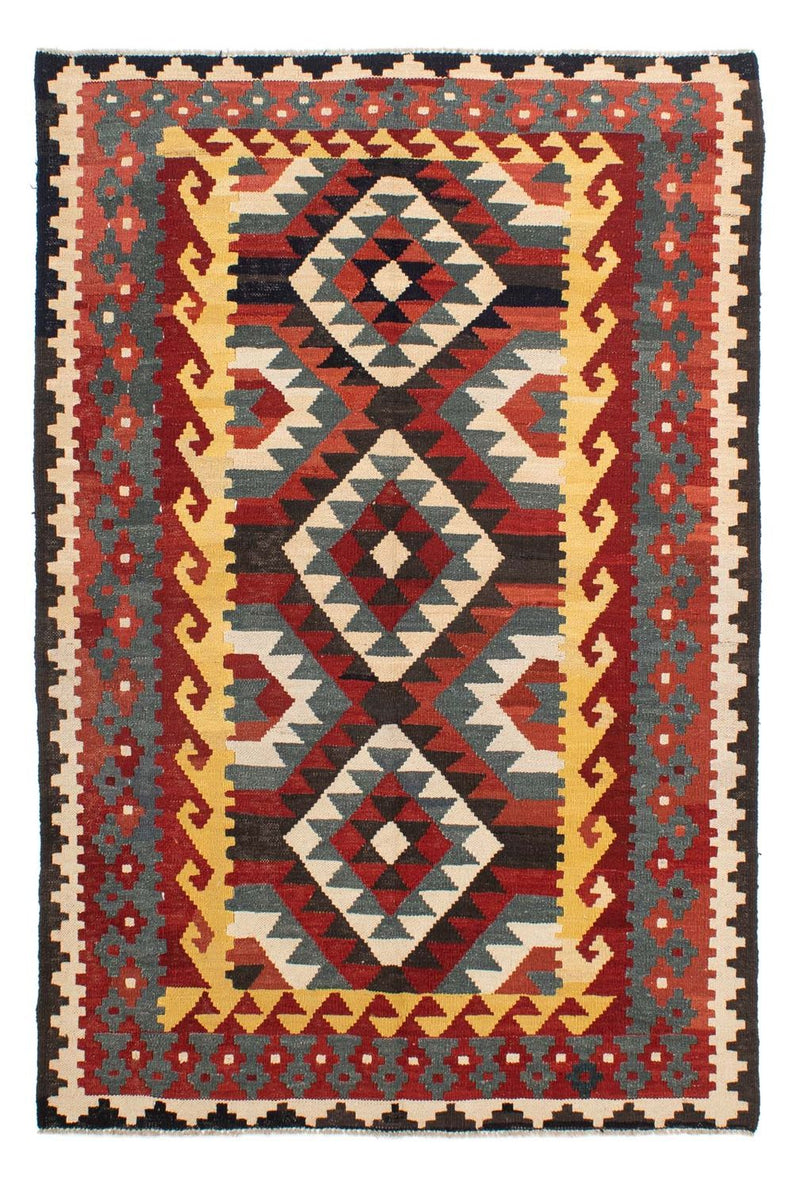 Tapis Kelim - Splash - 260 x 137 cm - multicolore