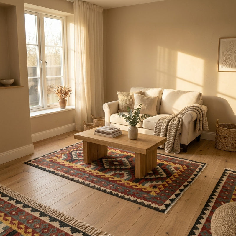 Kilim Maimana Tapis 260x137cm - Tapis en laine