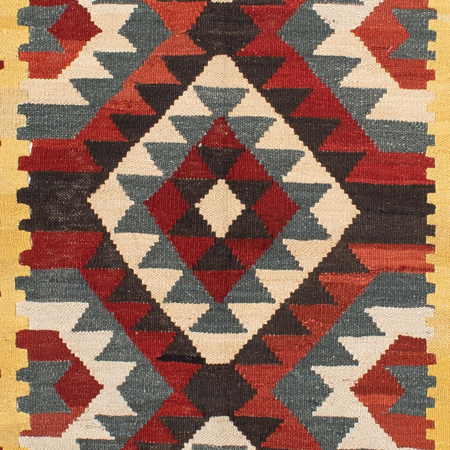 Tapis Kelim - Splash - 260 x 137 cm - multicolore