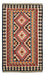 Tapis Kelim - Splash - 206 x 123 cm - multicolore