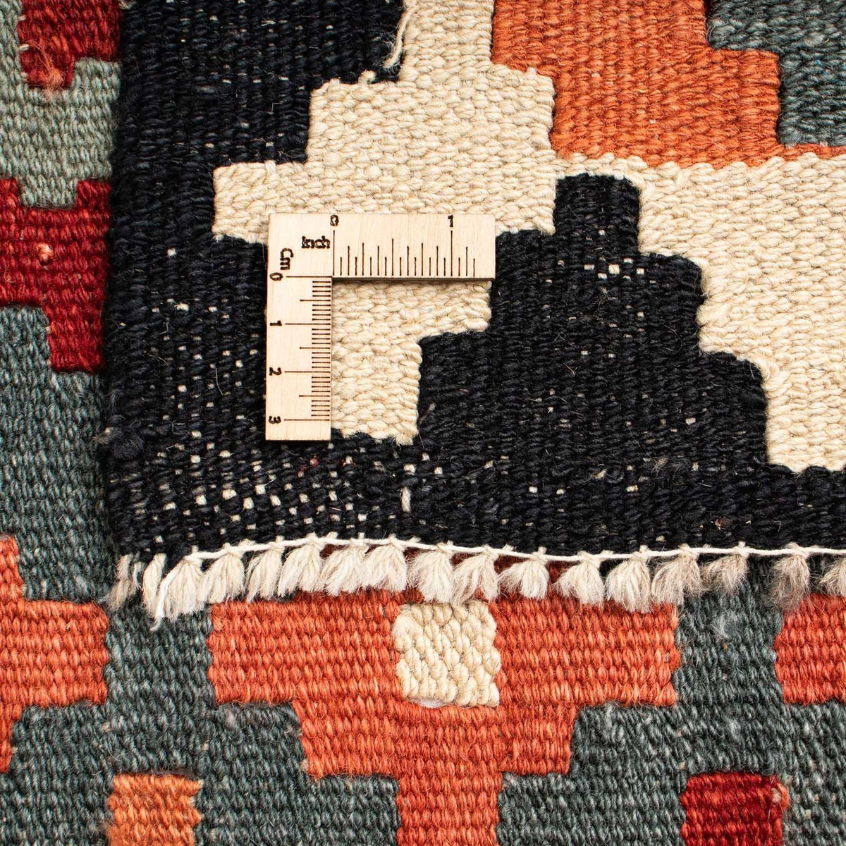 Tapis Kelim - Splash - 207 x 132 cm - multicolore