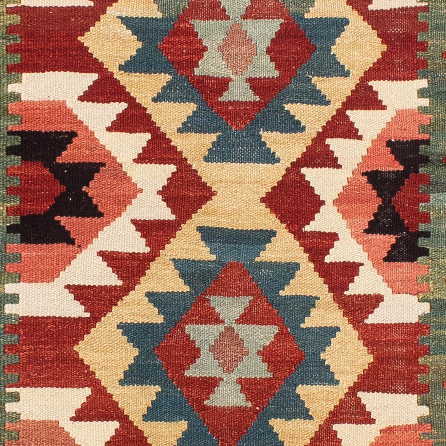 Tapis de couloir Tapis Kelim - Splash - 224 x 129 cm - multicolore