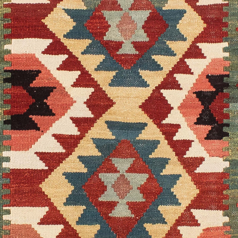 Tapis de couloir Tapis Kelim - Splash - 224 x 129 cm - multicolore