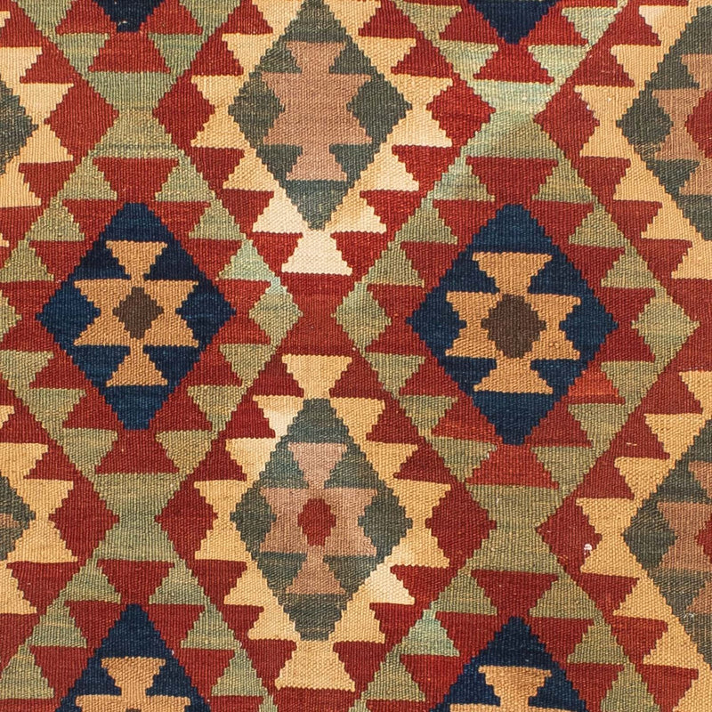 Tapis Kelim - Splash - 193 x 158 cm - multicolore