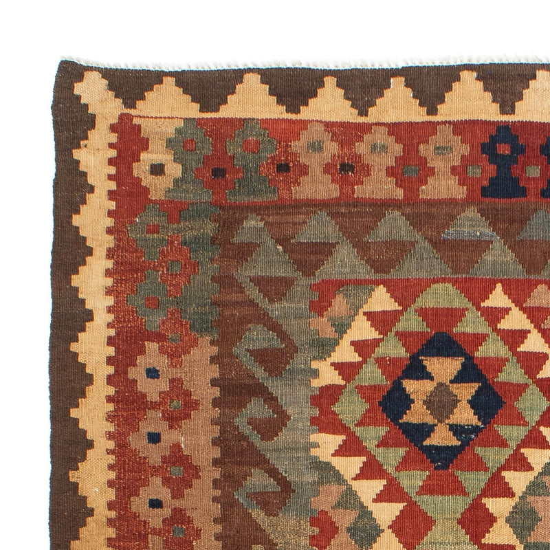 Tapis Kelim - Splash - 193 x 158 cm - multicolore