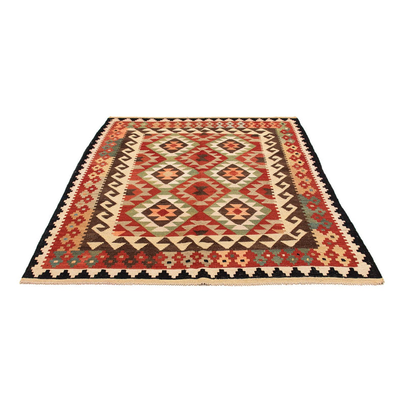 Tapis Kelim - Splash - 183 x 155 cm - multicolore