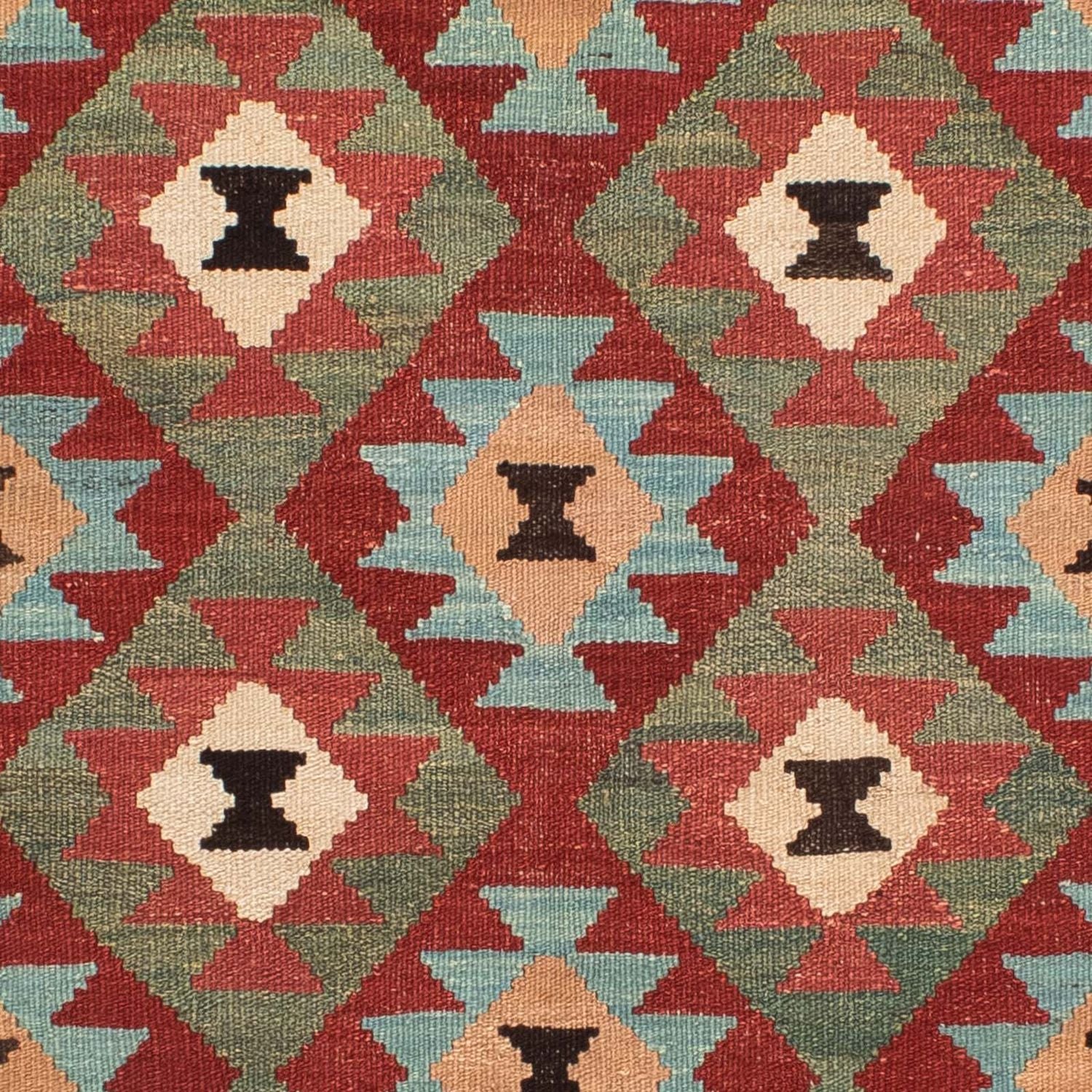 Tapis Kelim - Splash - 207 x 150 cm - multicolore