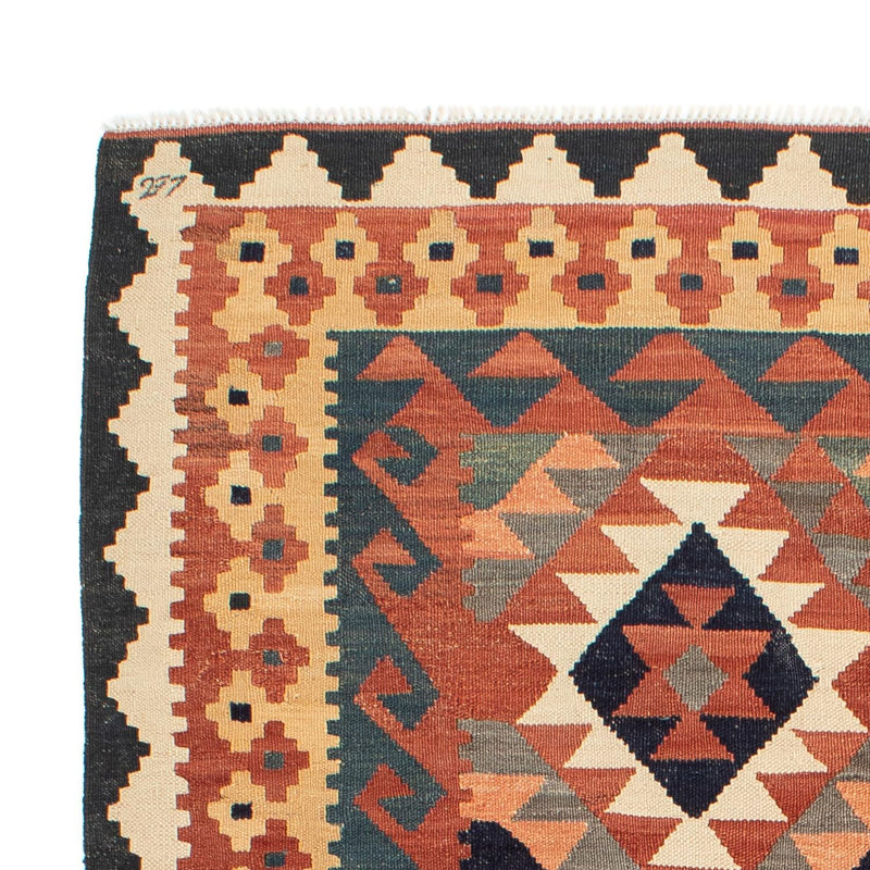 Tapis Kelim - Splash - 205 x 158 cm - multicolore