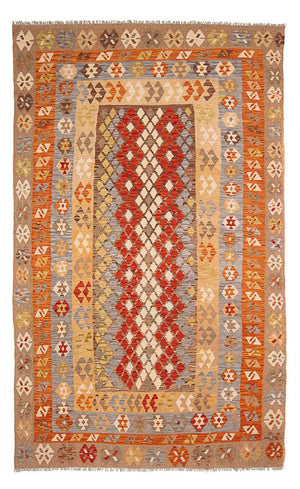 Tapis Kelim - Splash - 309 x 200 cm - multicolore