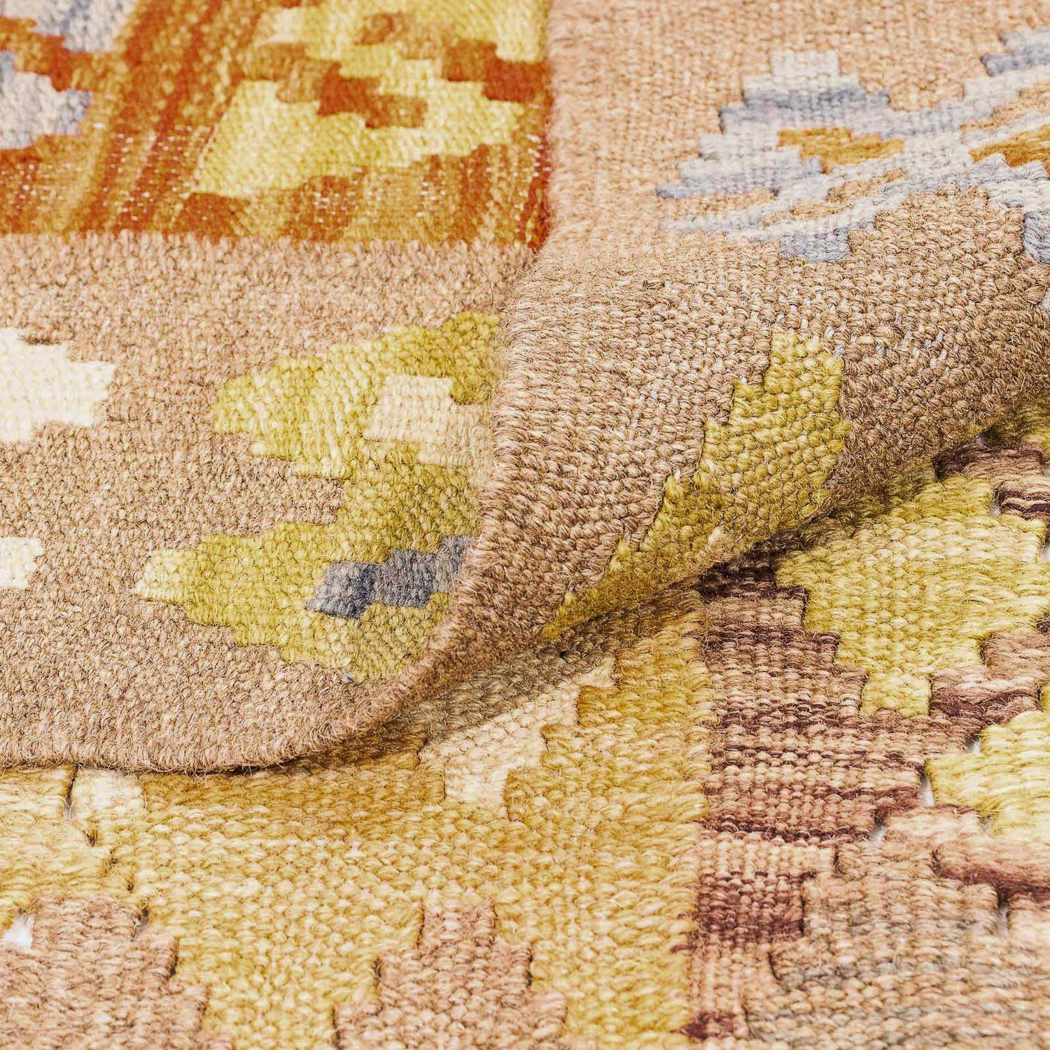 Tapis Kelim - Splash - 309 x 200 cm - multicolore