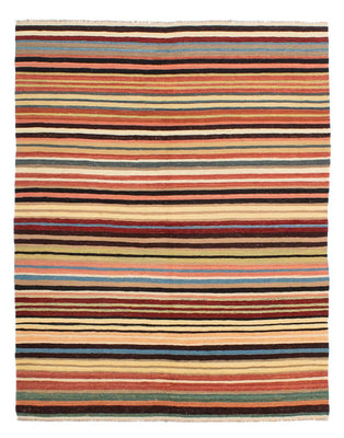 Tapis Kelim - Splash - 199 x 156 cm - multicolore