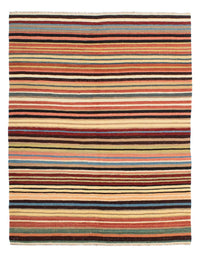 Tapis Kelim - Splash - 199 x 156 cm - multicolore