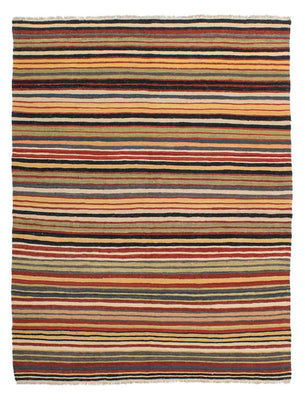 Tapis Kelim - Splash - 195 x 152 cm - multicolore