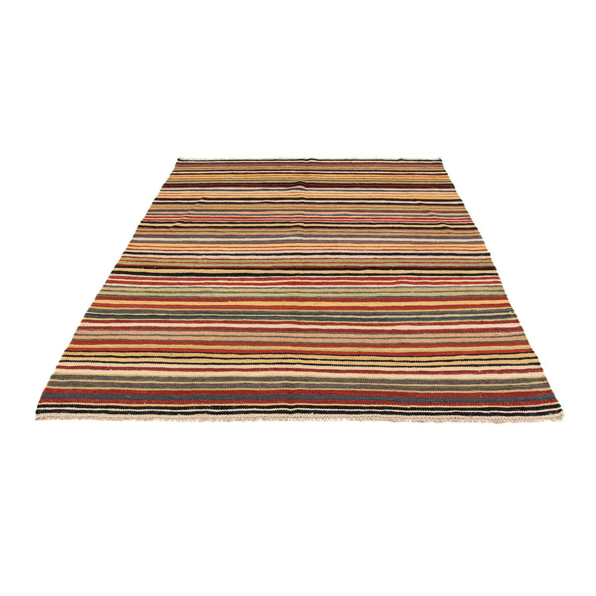 Tapis Kelim - Splash - 195 x 152 cm - multicolore