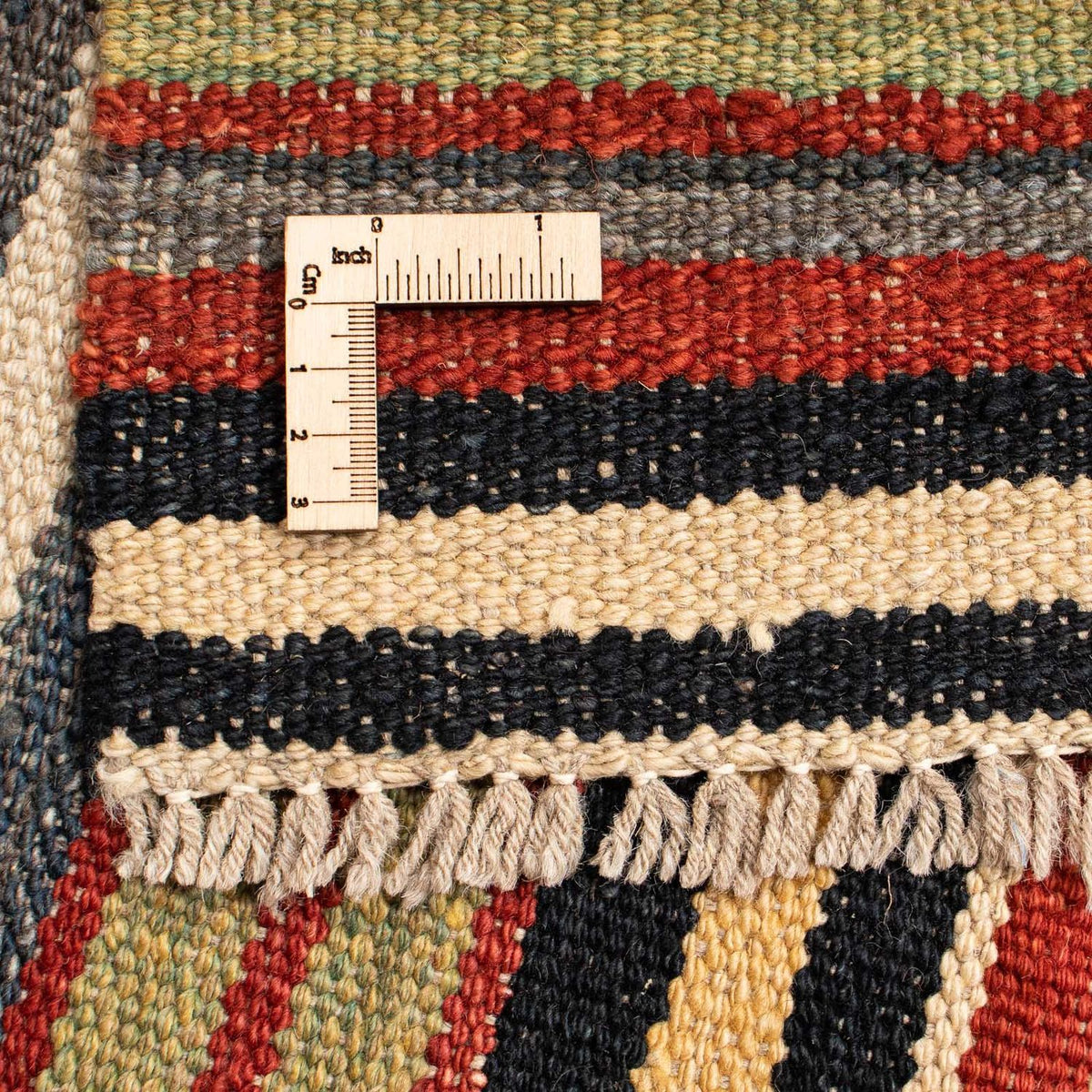 Tapis Kelim - Splash - 195 x 152 cm - multicolore