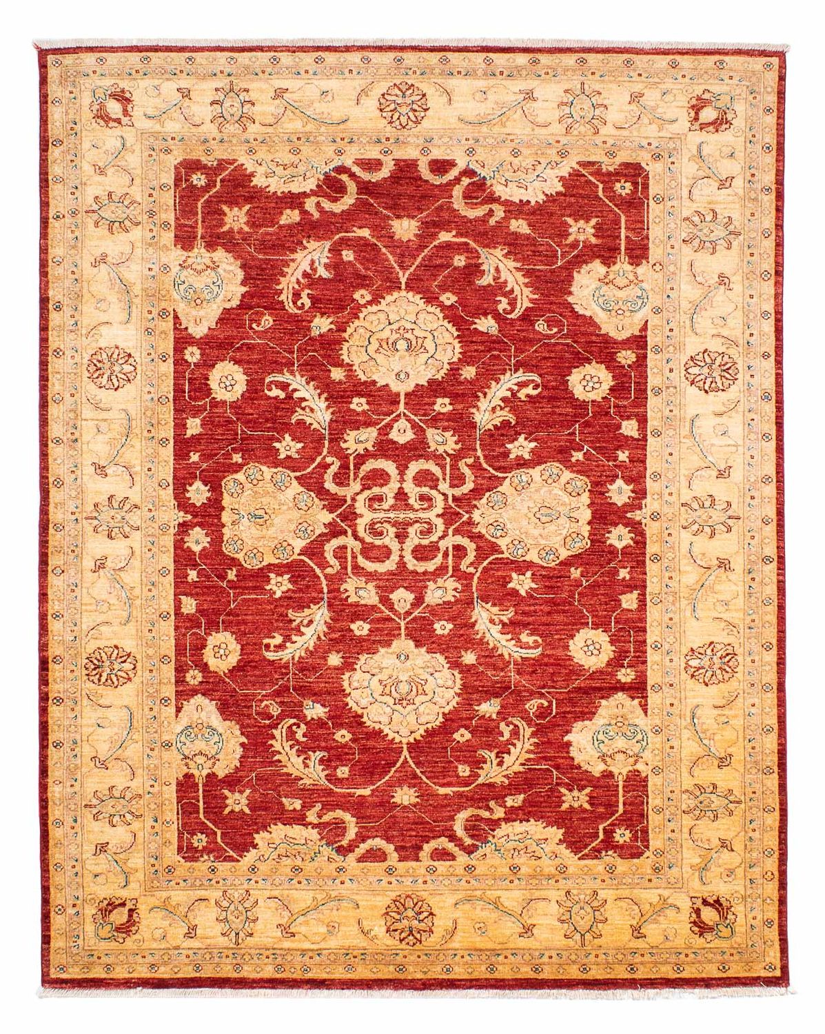 Tapis Ziegler - 222 x 174 cm - rouge foncé