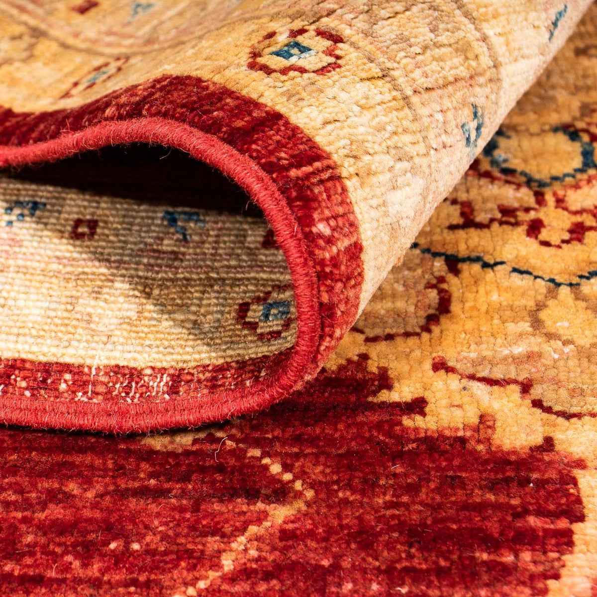 Tapis Ziegler - 222 x 174 cm - rouge foncé